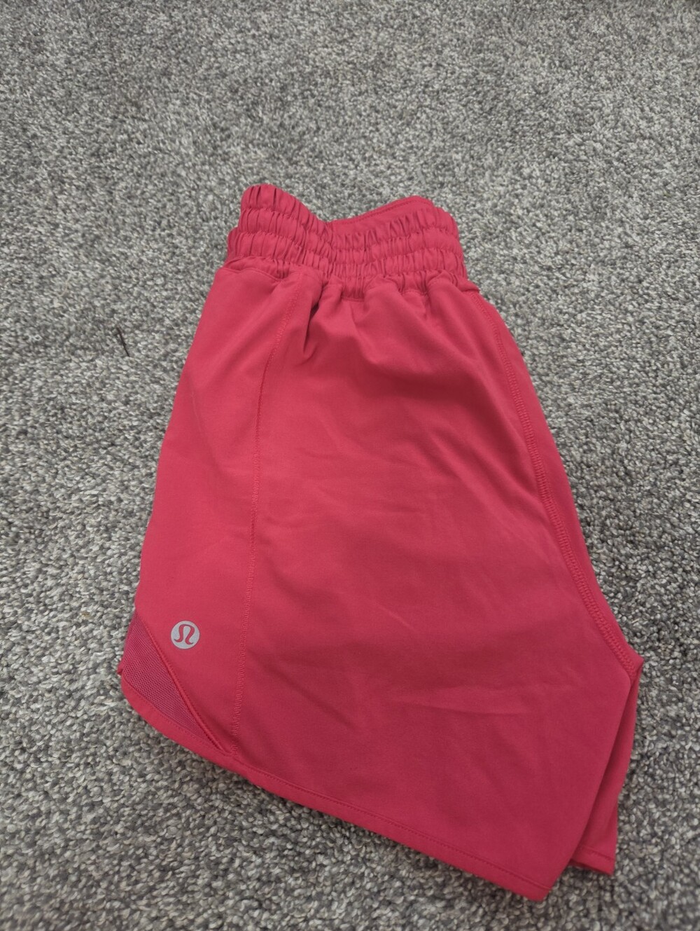 lululemon bright pink athletic skort with built-in shorts